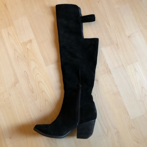 Jeffrey Campbell suede knee high boots - Picture 4 of 6
